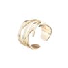 925 Sterling Silver Ring – 24k Gold Plated, Elegant Jewelry